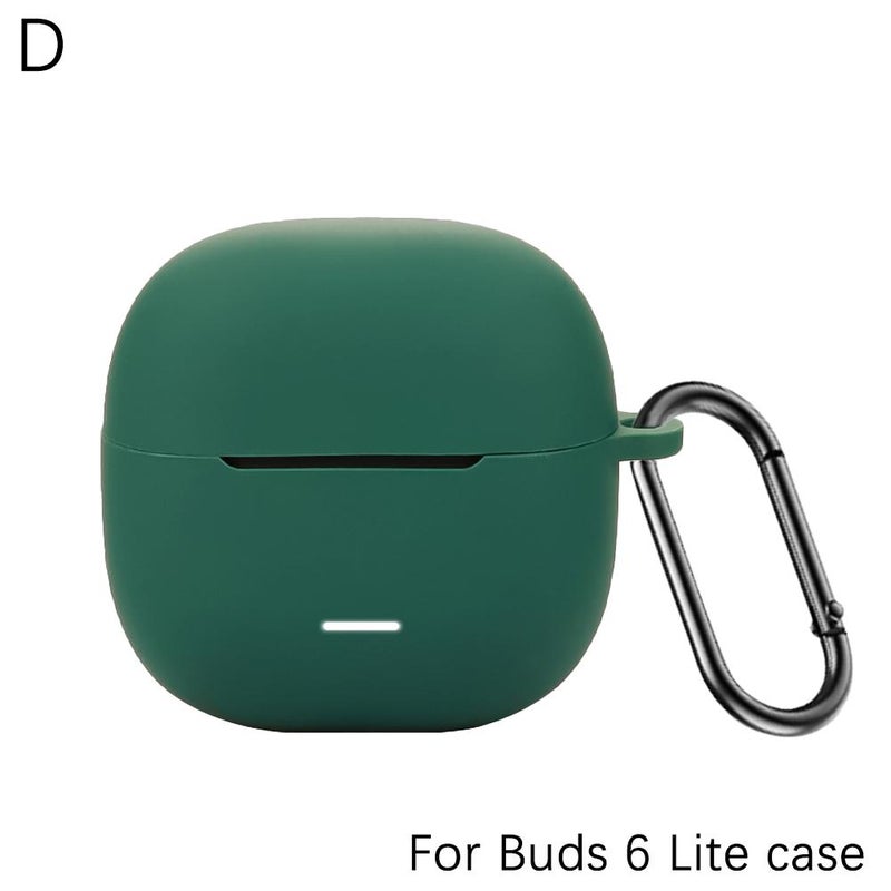 Silicone protective case and charging case for Xiaomi Redmi Buds 6 lite Youth Edition earphones (empty box)